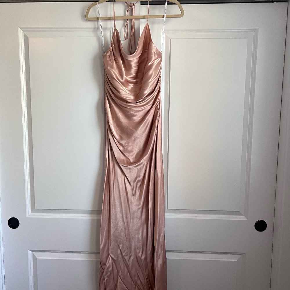 Shona Joy La Lune Lace Back Maxi Dress